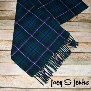 James Pringle Lambswool Scottish Tartan Scarf
